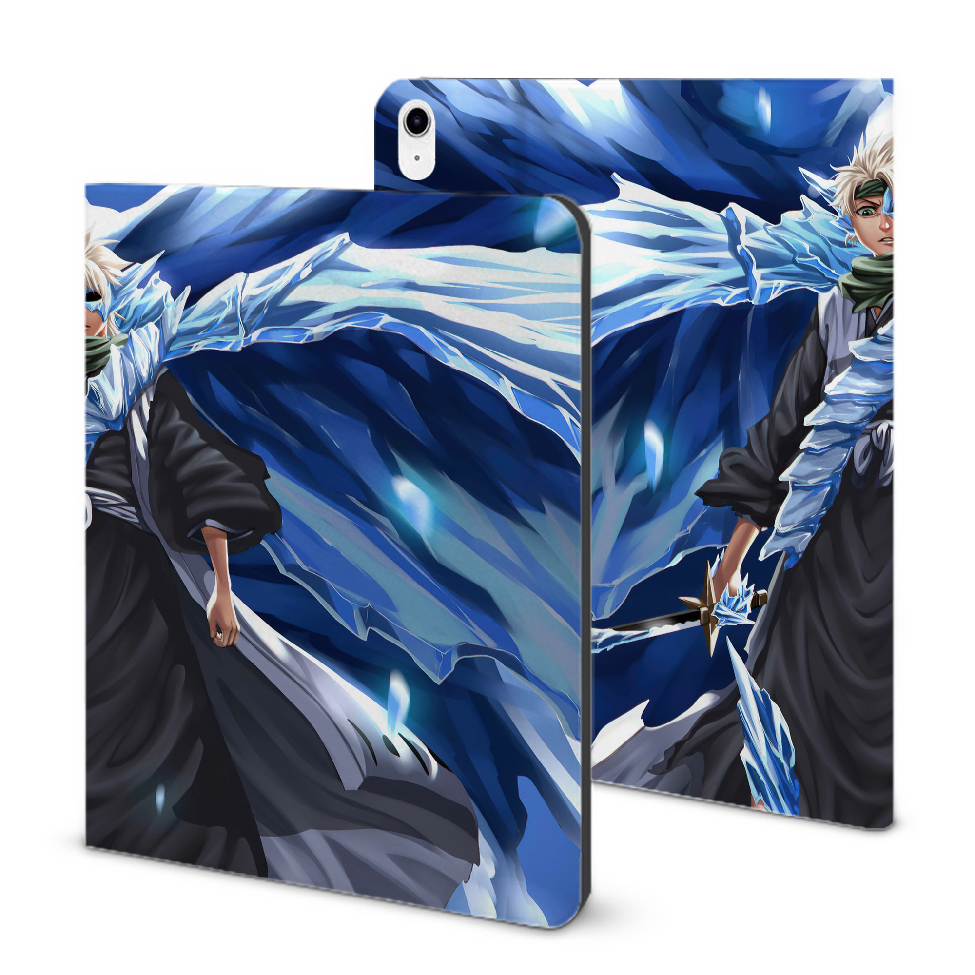 （画像用） ブリーチ BLEACH IPad ケース ブック型 PUレザー TPU 耐衝撃 軽量 薄型 ペン収納なし 全面保護 IPad 各モデル対応